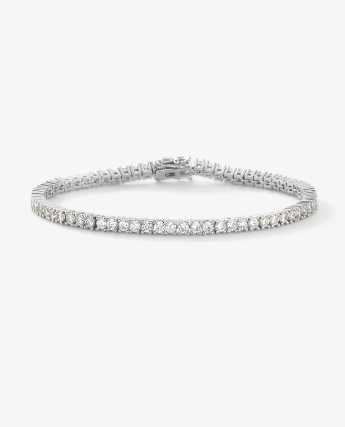 Heiress Tennis Bracelet SILVER-WHITE 7.5