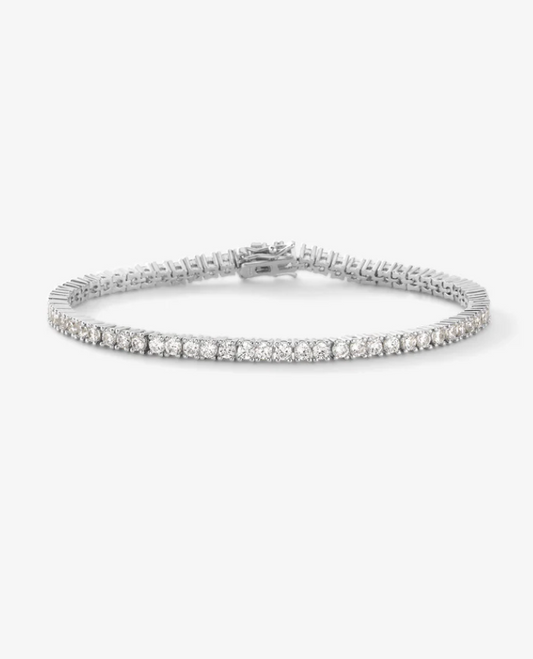 Heiress Tennis Bracelet SILVER-WHITE 7.5