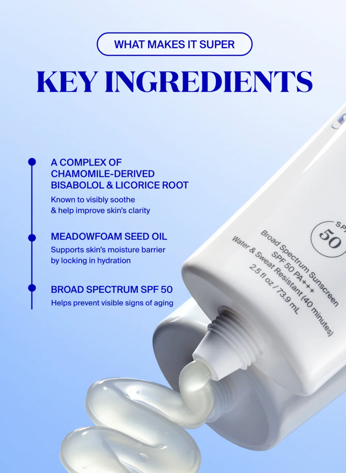Unseen Sunscreen SPF 50 - 2025 Reform - 1.7 fl. oz. / 50 mL