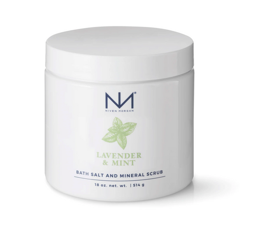 18 oz. Lavender Mint Bath Salt & Mineral Scrub