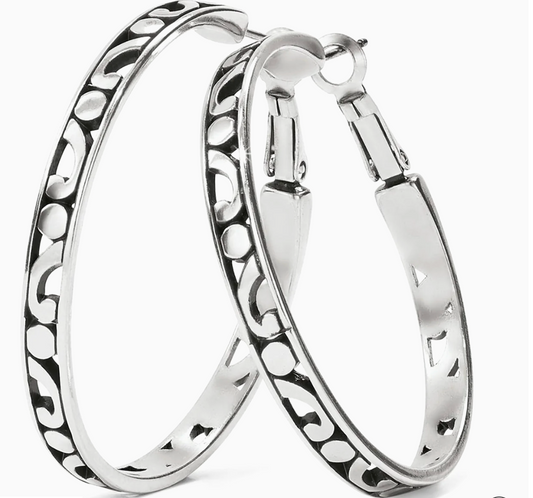 Contempo Large Hoop Earrings