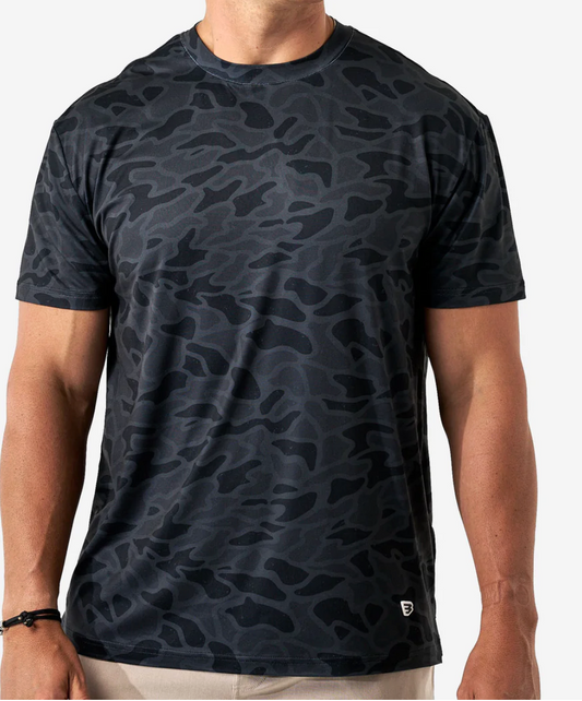 Go To Tee - Black Camo