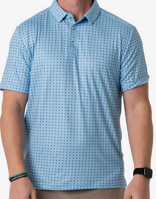 Performance Polo - Texas (Light Blue)
