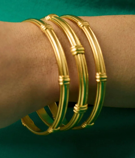 Portofino Stacking Bangle-Gold-M