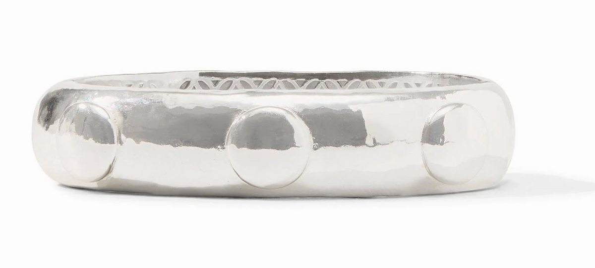 Solara Hinge Bracelet-Silver-OS