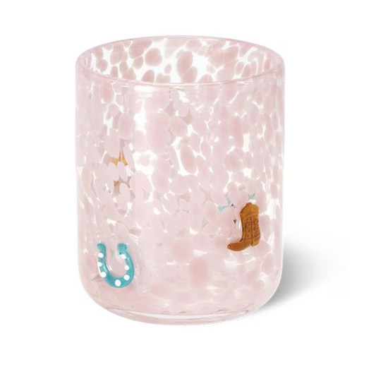 GIDDY UP CHARM GLASS 17OZ