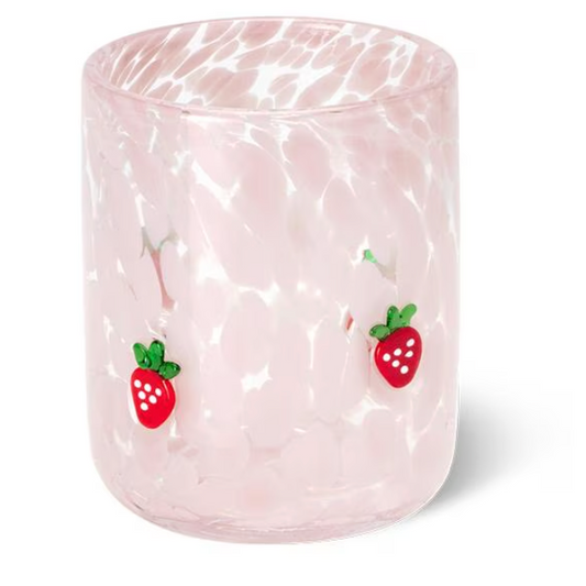 STRAWBERRY SHORTCAKE CHARM GLASS 17OZ