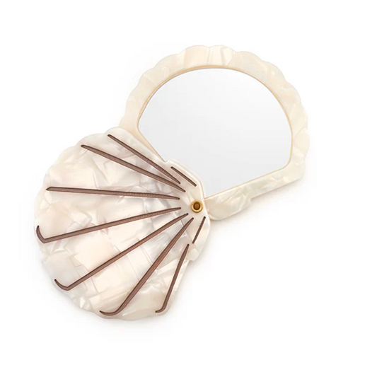SEASHELL COMPACT MIRROR