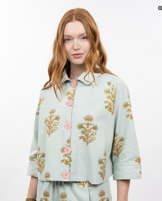 PRINT SWING JACKET