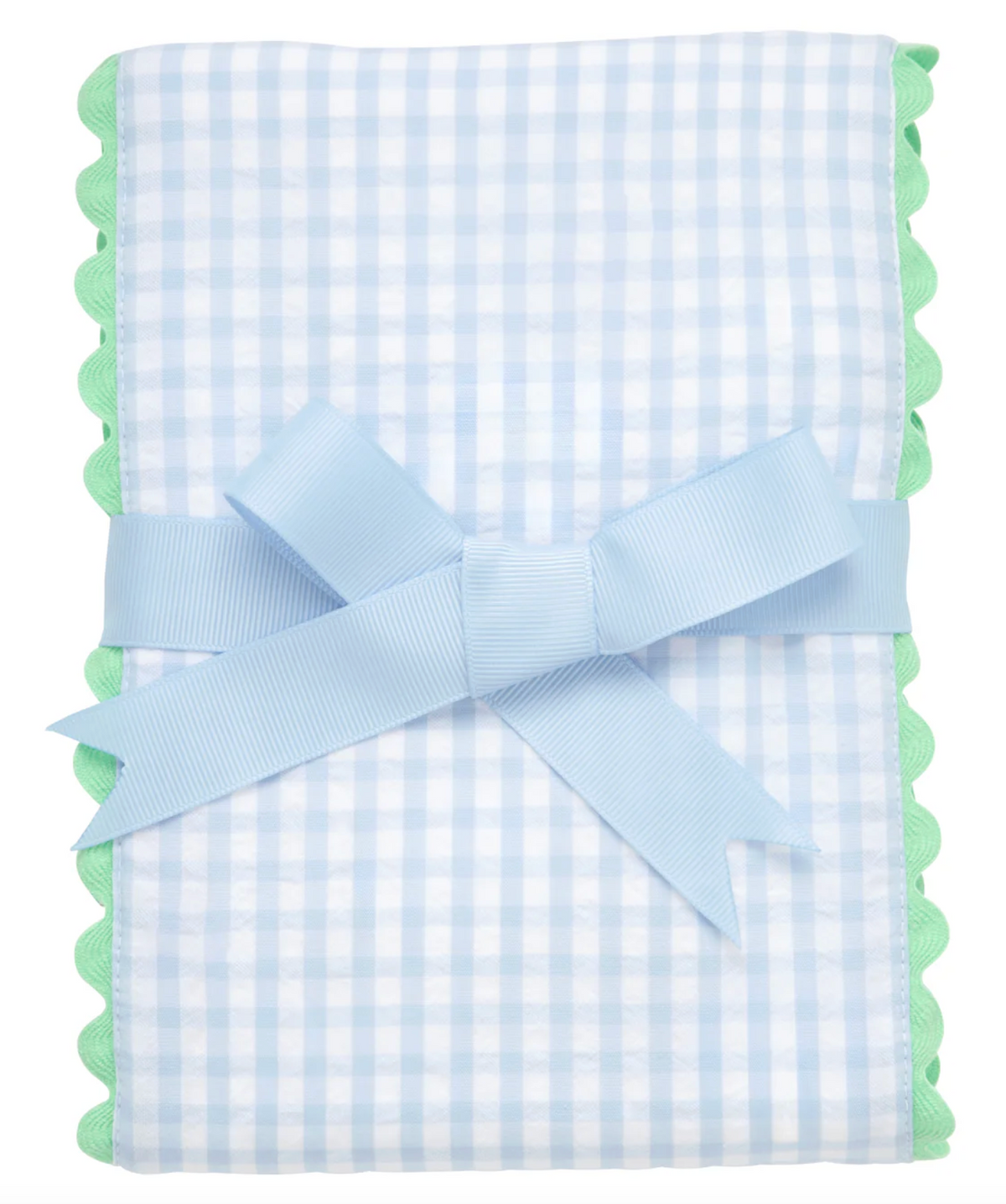 TRAIN FANCY FABRIC BURP