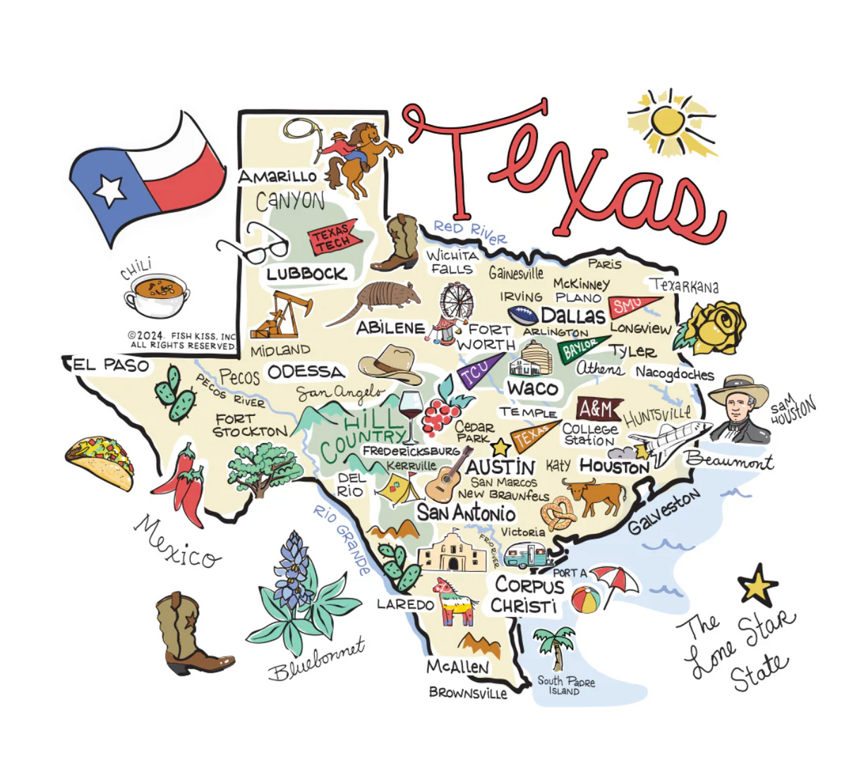 Texas Iced Cup Coolie (Medium)