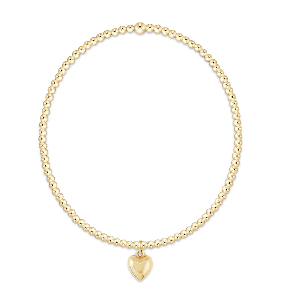 Classic Gold 2mm Bracelet - Love Plush Small Gold