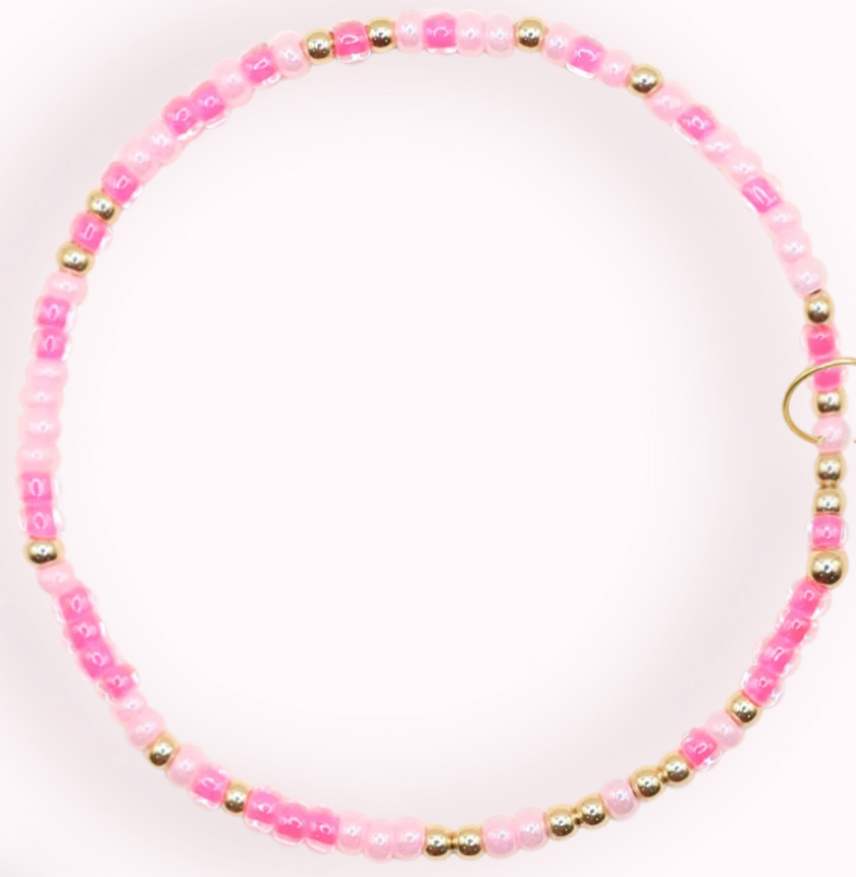 Pink Sprinkle Bracelet - Standard 6.75 inch