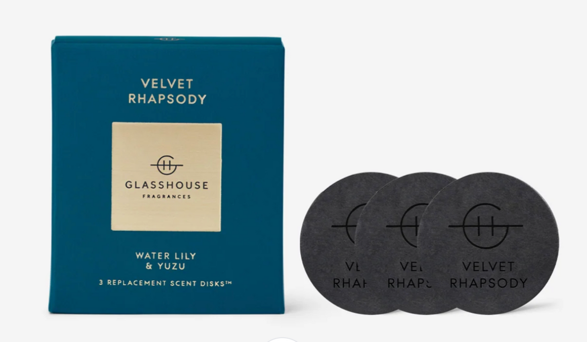 3 Replacement Scent Disks - VELVET RHAPSODY