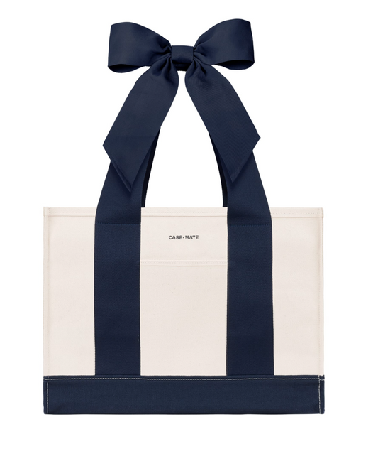 Case-Mate Canvas Tote - Oxford Navy  Bow