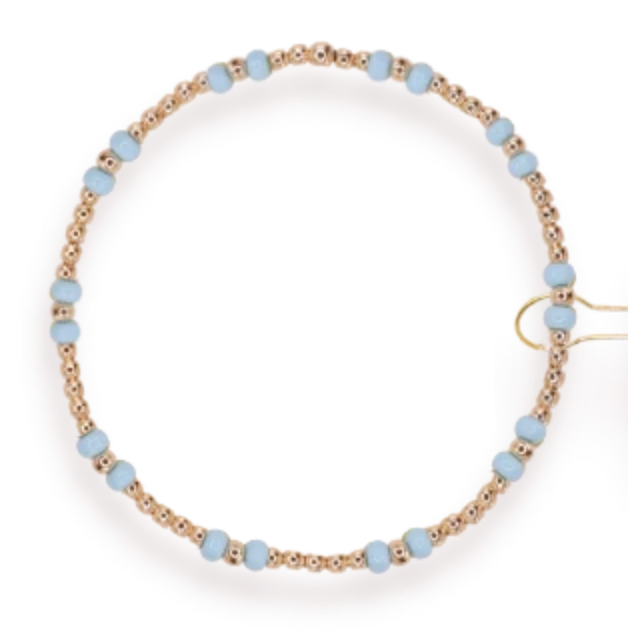 Light Blue Hazel Bracelet - Standard 6.75 inch