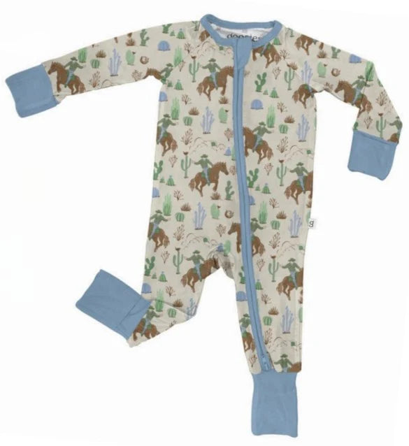LS Zip PJ - Saddle Up, Cowboy 3-6 mo