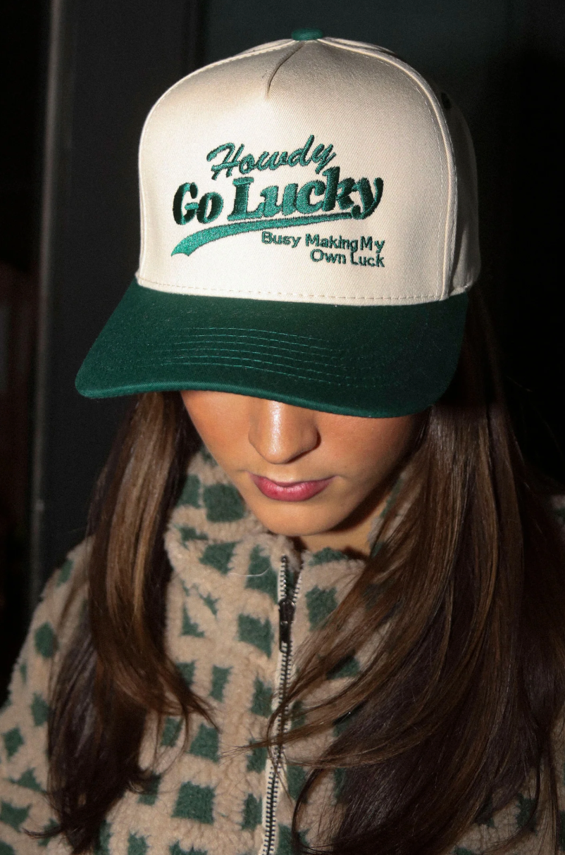 HOWDY GO LUCKY 2 TONE TRUCKER HAT
