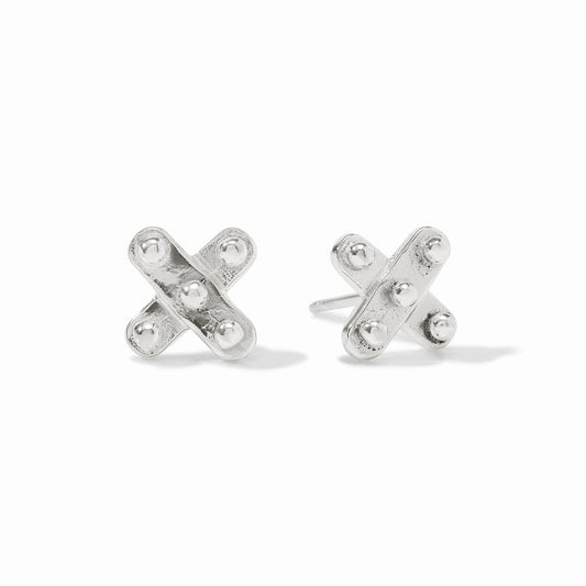 SoHo Demi X Stud-Silver-OS