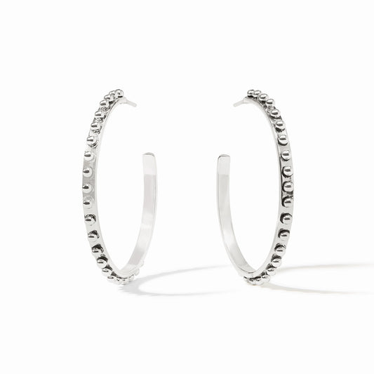 SoHo Hoop-Silver-L