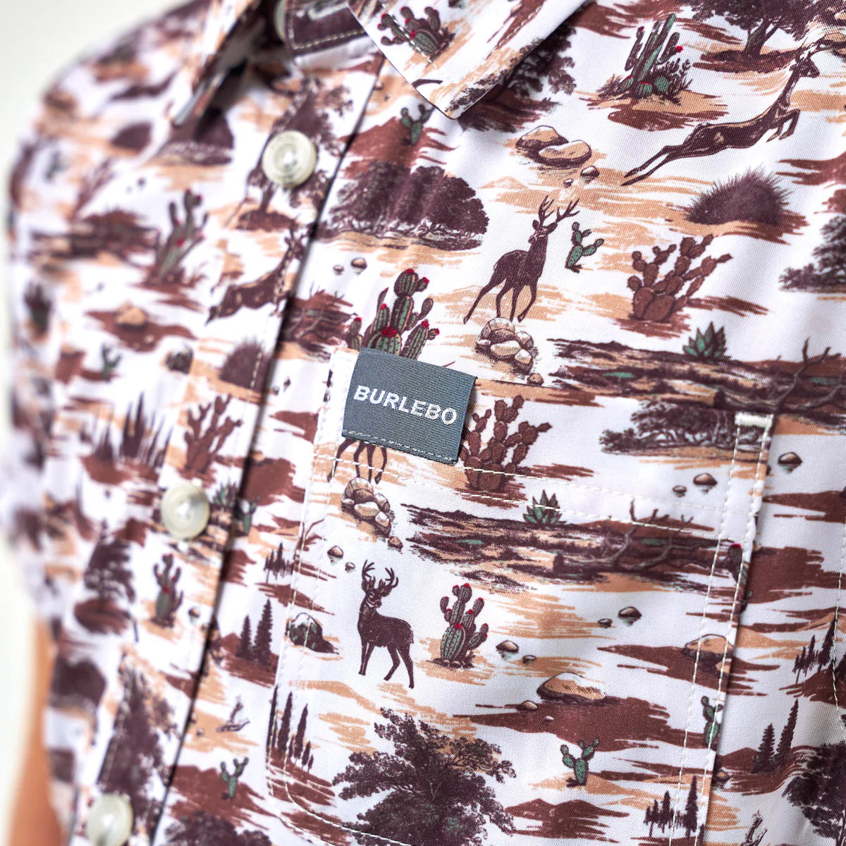 Youth - Performance Button Up - Brush Country Small (5-6)