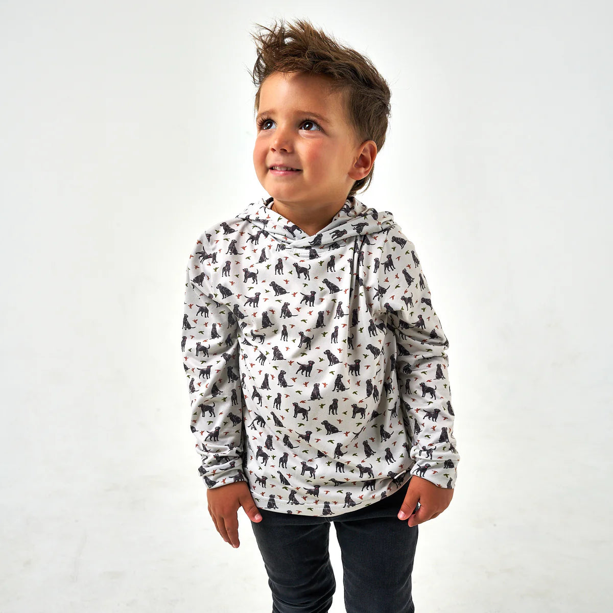 Youth - Performance Hoodie - Ducks And Dogs 2T