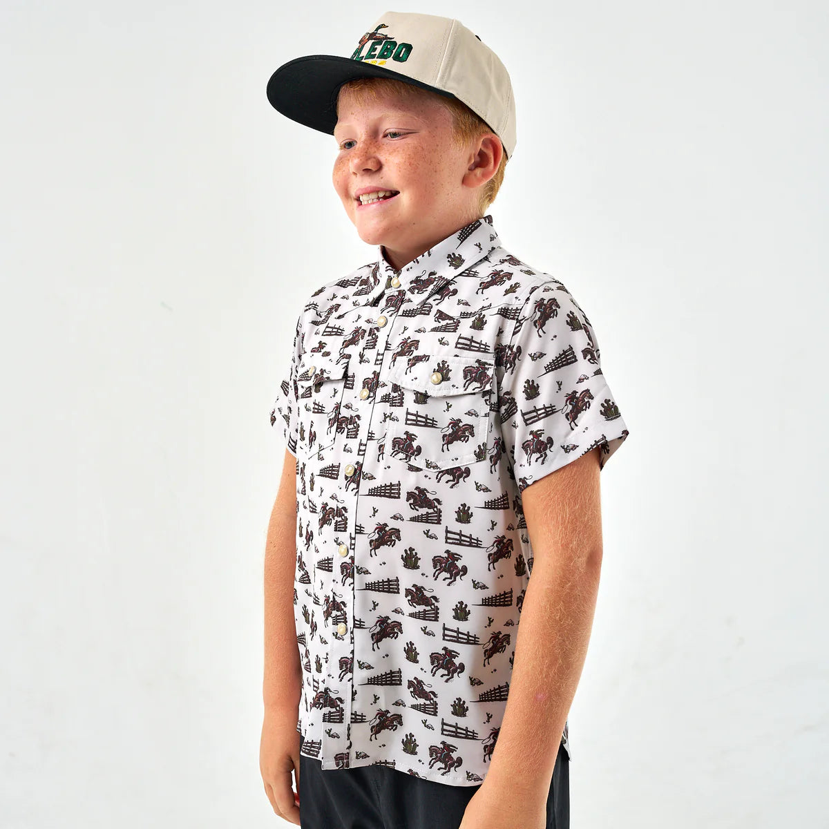 Youth - Performance Western Shirt - Cowboy Country Large (10-12)