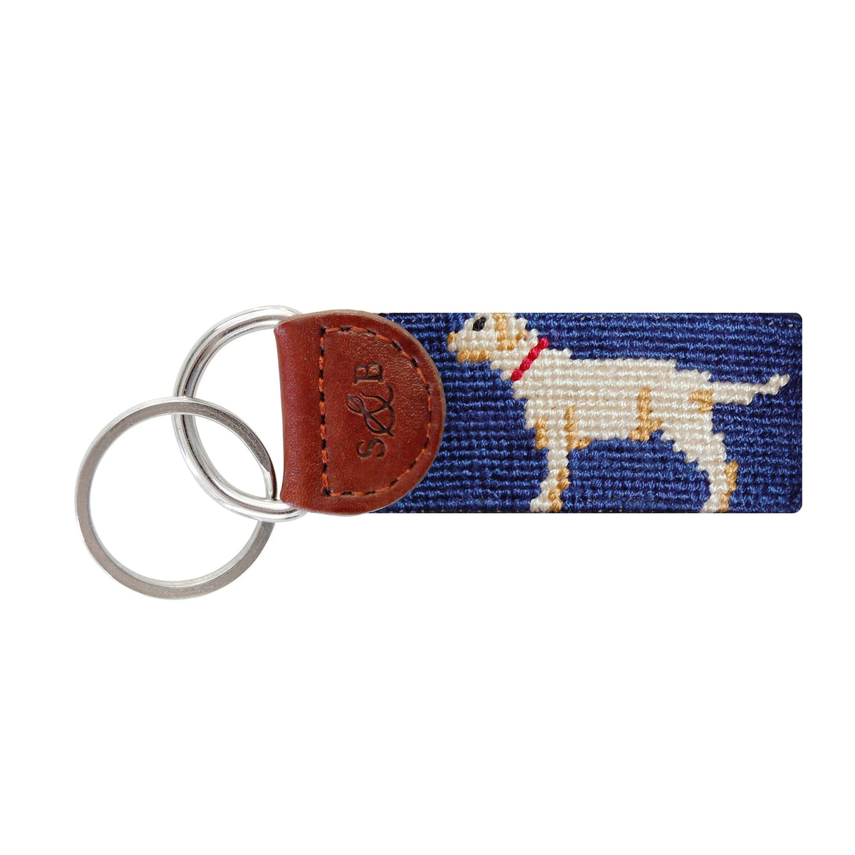 Yellow Lab Key Fob (Classic Navy)