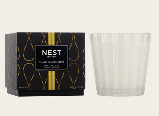 3-Wick Candle 21.2 oz AMALFI LEMON & MINT