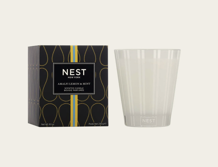 Classic Candle 8.1 oz AMALFI LEMON & MINT