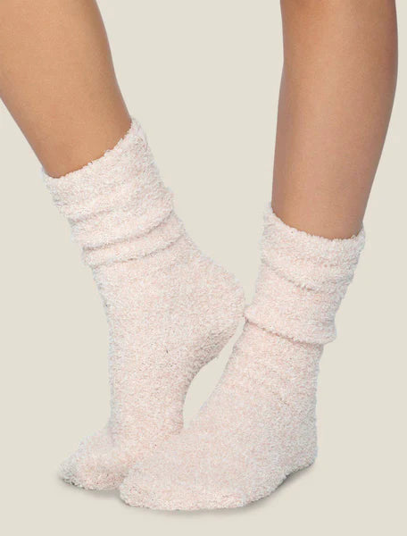 Cozychic Heathered Socks
HE DUSTY ROSE-WHITE