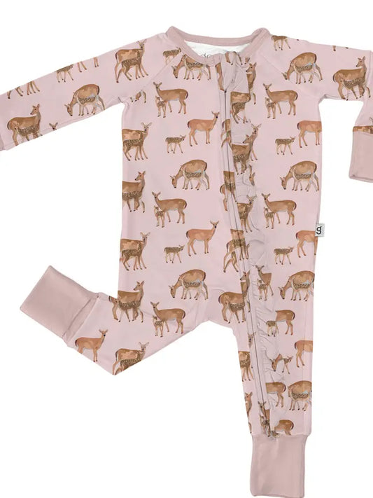 LS Zip PJ - Does & Fawns 6-12 mo