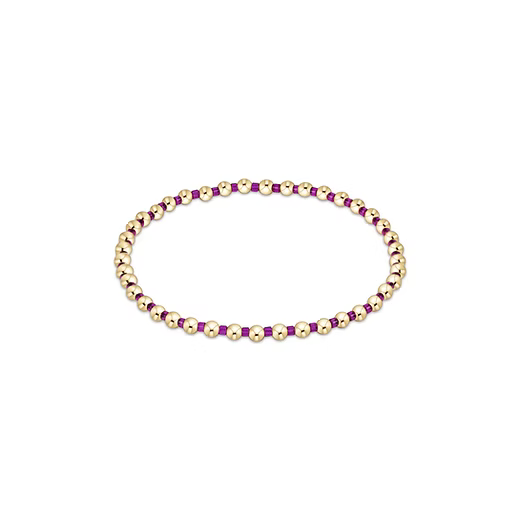 Hope Grateful Bracelet - Fuchsia