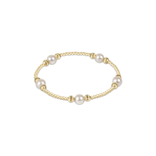 Purpose Pearl 6mm Dignity Gold Bracelet