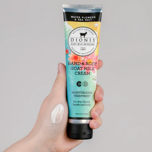 3.3 oz. Hand & Body Cream Water Flowers & Sea Salt