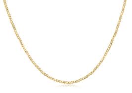 15" Choker Beaded - Classic Gold 2mm - Inspire Small Gold Disc