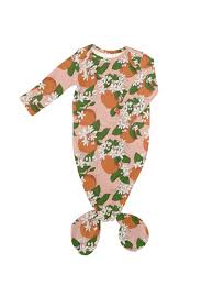 Knotted Gown - Orange Blossoms