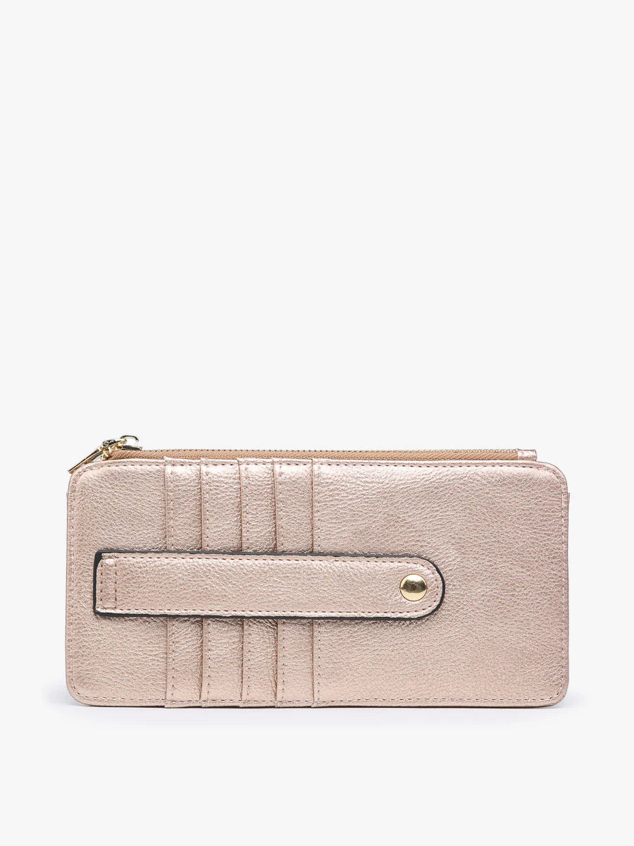 WL1889 Saige Wallet in ROSE GOLD