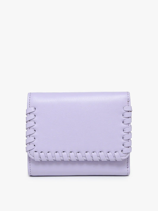 WL2352 Logan Whipstitch Wallet in Lavender