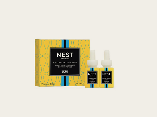 Pura Amalfi Lemon & Mint Refill (Set of 2) 0.33 fl oz/19.5 ml