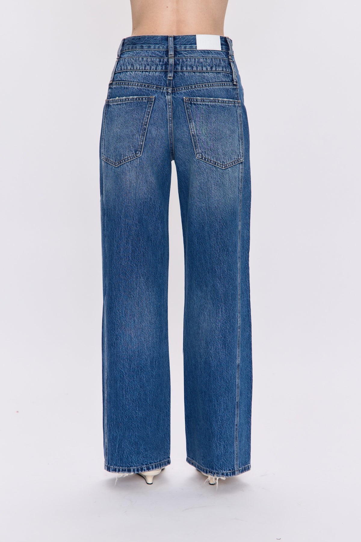 CALEB HIGH RISE RELAXED STACKED WAIST